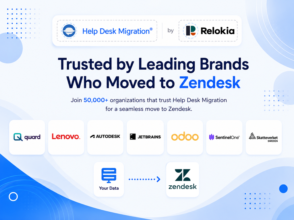 Import  Help Desk Migration primary marketing image — Workflows app on the Zendesk Marketplace